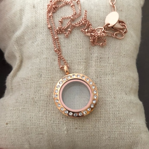 Origami Owl Rose Gold Locket Online 